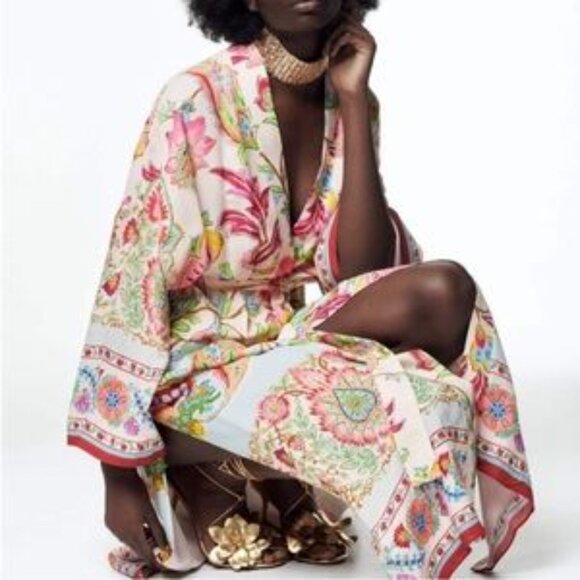 Zara Other - Zara Floral Kimono Robe/Duster  XS